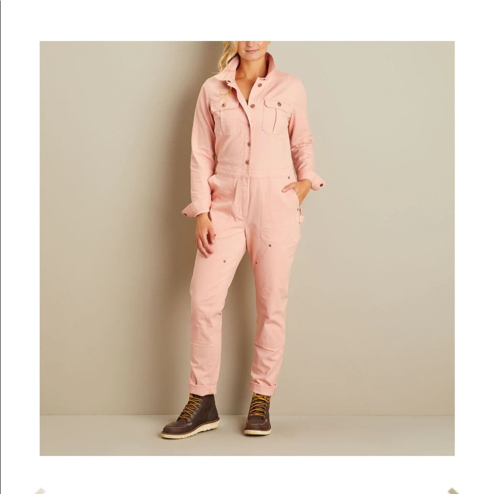 Duluth Trading Co Pink Coveralls Duluthflex
